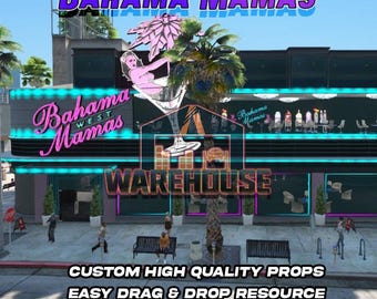 GTA V: Bahama Mamas | Custom Props | FiveM Ready | Optimized | High Quality | Easy Installation | Fast Delivery | GTARP