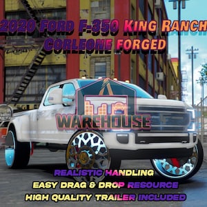 GTA V: 2020 Ford F-350 King Ranch | Trailer Included | FiveM Ready | Optimized | High Quality | Easy Installation | Fast Delivery | GTARP