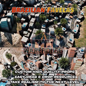 GTA V : les favelas brésiliennes | Accessoires personnalisés | Prêt pour le FiveM | Optimisé | Haute qualité | Installation facile | Livraison rapide | GTRAP