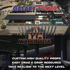 GTA V: Galaxy Tower / Accesorios personalizados / Compatible con FiveM / Optimizado / Alta calidad / Fácil instalación / Entrega rápida / GTARP
