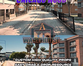 GTA V: Chicago Hood | Custom Props | FiveM Ready | Optimized | High Quality | Easy Installation | Fast Delivery | GTARP