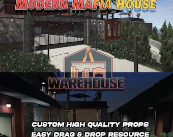 GTA V: Modern Mafia House | Custom Props | FiveM Ready | Optimized | High Quality | Easy Installation | Fast Delivery | GTARP