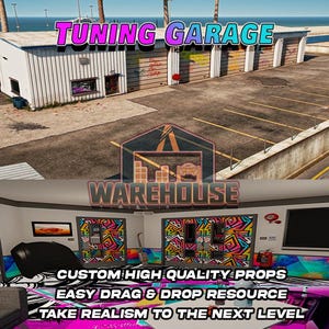 GTA V: Tuning Garage | Custom Props | FiveM Ready | Otimizado | Alta qualidade | Fácil instalação | Entrega rápida | GTARP