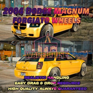 GTA V: 2004 Dodge Magnum Forgiatos | FiveM Ready | Optimized | High Quality | Easy Installation | Fast Delivery | GTARP