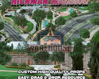 GTA V: Richman Mansion | Custom Props | FiveM Ready | Optimized | High Quality | Easy Installation | Fast Delivery | GTARP