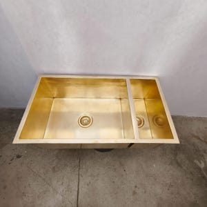 Handmade Moroccan Copper Kitchen Sink: Double Basin Undermount