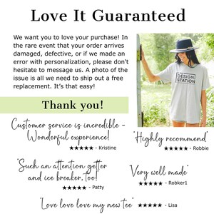 The image is a collage of customer service interactions, featuring a woman in a hat and a customer service representative. The text highlights the exceptional customer service and the positive experience of the customers, with stars indicating their satisfaction.