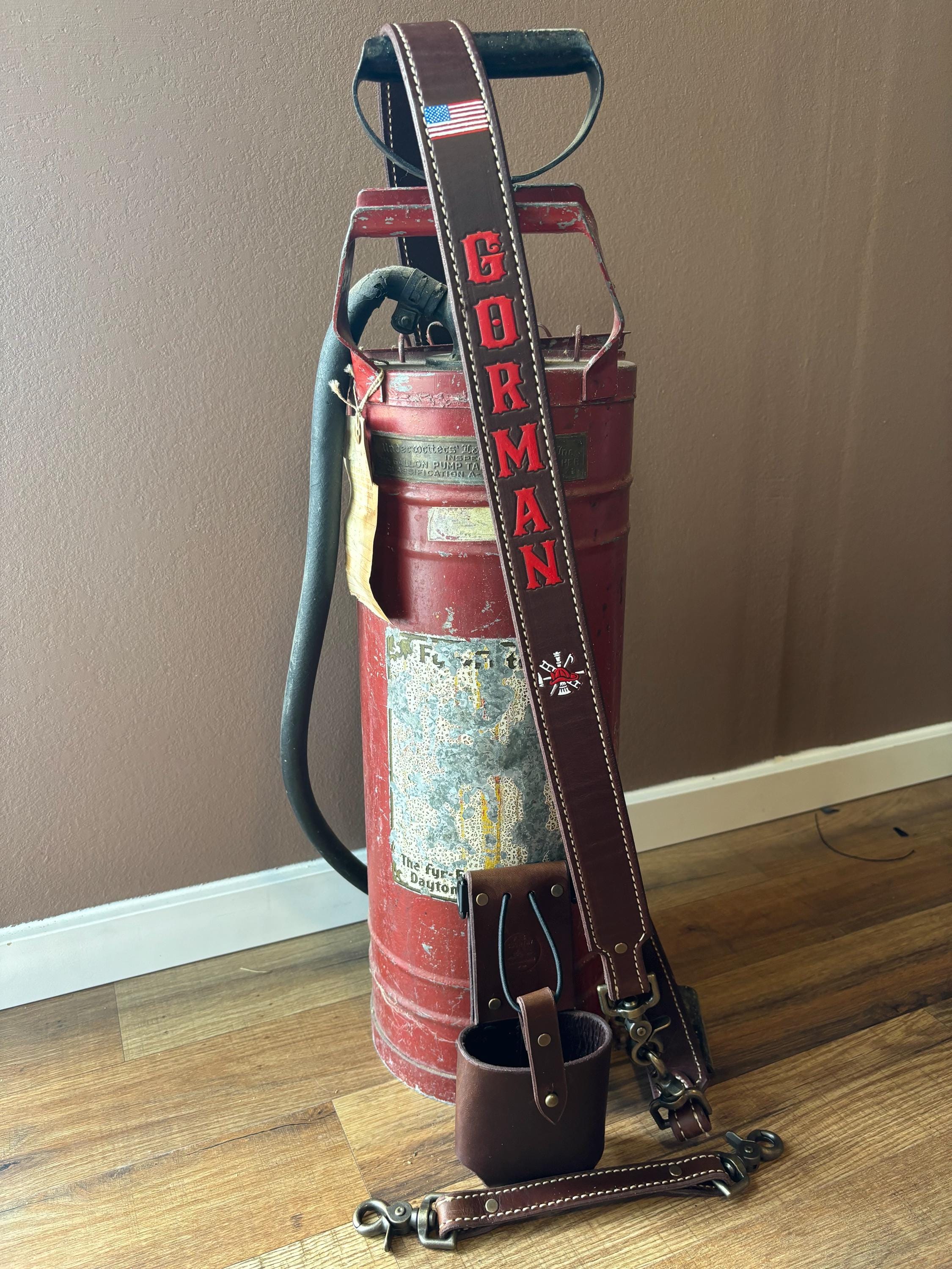 Custom Firefighter Radio Strap