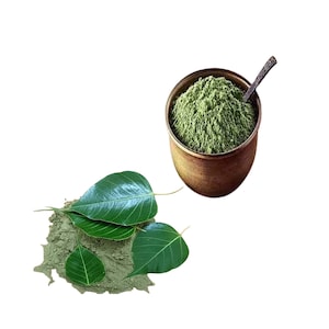 Peepal Leaf Powder, Ficus Religiosa Leaves Powder, Sacred Fig Leaf Powder, Organic Spice Herbs