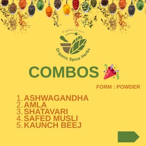 Safed Musli, Black Musli Whole Saboot Combo Pack