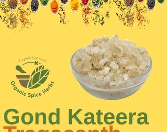 Tragacanth Gum, Organic Tragacanth Gum, Organic Gum, Gond Katira, Gum Tragacanth, Falooda, Astragalus, Emulgierendes Gummi, Natürliches Tragacanth