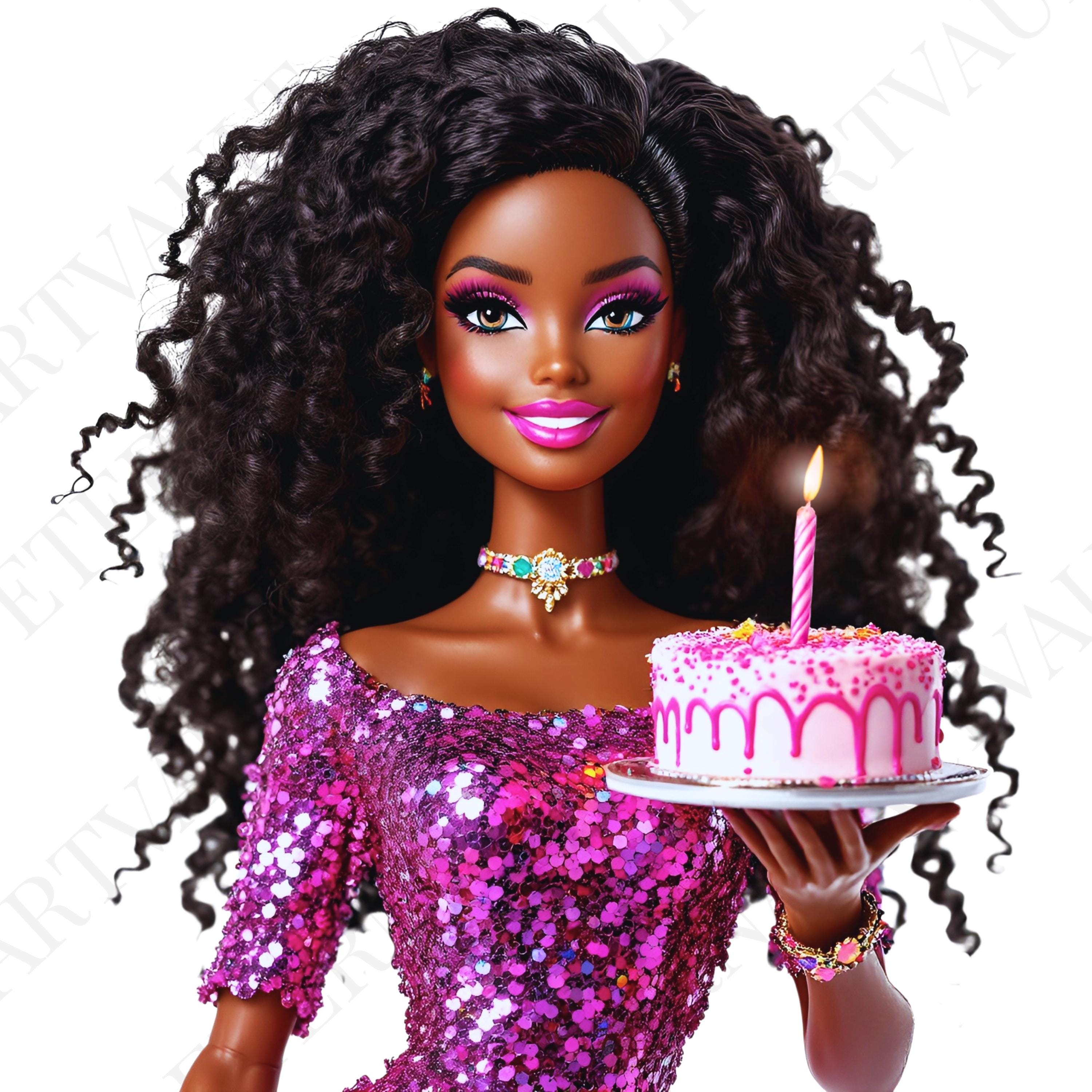 Barbie Black Sequin Dress