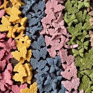 Assorted Mini Butterflies Goat Milk Candies Pet Treats 12pc | Healthy Dog Treats Homemade Cat Treats, Natural Pet Snacks, Creative Pet Gift