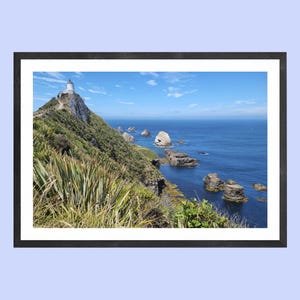 Faro di Nugget Point, South Otago, Nuova Zelanda / Stampa fotografica / Senza cornice / Realizzato dal venditore / Stampato da uno specialista