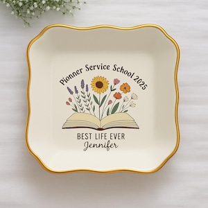 Personalized Pioneer School Jewelry Dish, JW Pioneer School 2025 Gift, Pioneer School Gift, JW Graduation Gifts, Pioneer School 2025 Gift