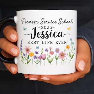 Personalized Pioneer School Mug, Pioneer Service School Mug, JW Pioneer Gift, Best Life Ever Mug, JW Pioneer School 2025 Gift, JW gift