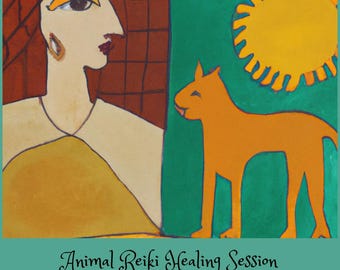 Distance Pet Reiki Healing Session (30 Min) Chakra BalanceEnergy Healing for Dogs Cats