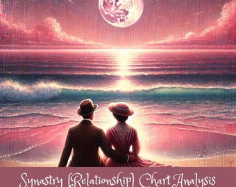 Análisis de la carta astral de sinastría: Lectura astrológica de compatibilidad de relaciones (Informe en PDF)