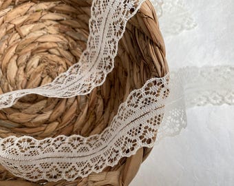 Cream Lace-15 feet-Wedding Decor-Home Decor-Gift Wrap-Floral Design-Sewing Projects