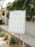 Stripe Wedding Seating Chart Template: Find Your Seat Sign (Instant Download) product logo