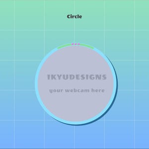 90s retro window frames in blue and green