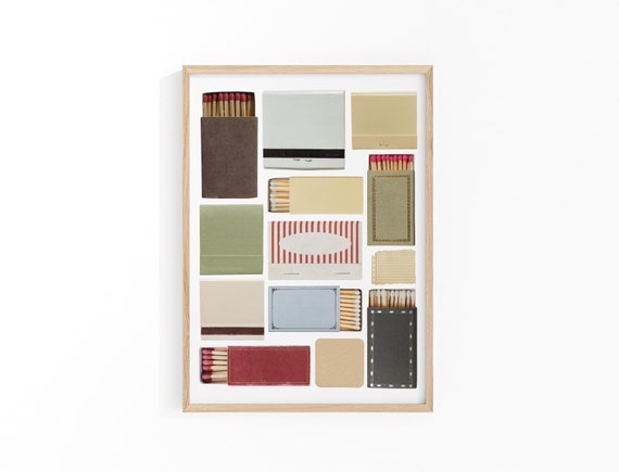 Matchbook Poster Template | Custom Matchbook Art | DIY Blank Matchbook | Personalized Gift | Digital Download