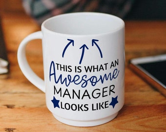 Manager-koffiemok – grappig kantoorcadeau, keramische kop