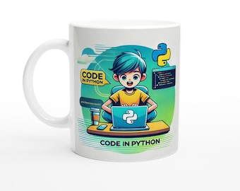 Code in Python Mug – Funny Gift for Developers