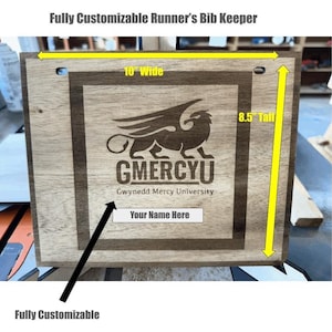 Customizable Runner&#39;s Bib Keeper: Race Bib Organizer