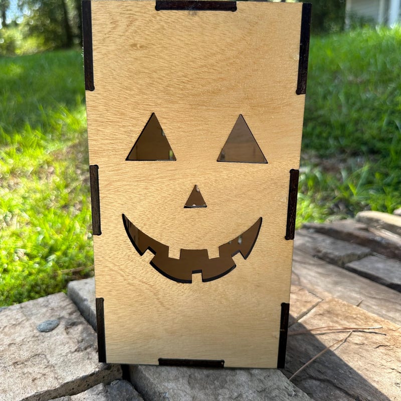 Wooden Jack O Lantern Box - Etsy