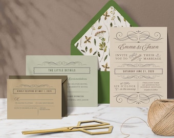 Rustikale Hochzeitseinladung in den Bergen, Rustikale Hochzeitseinladung, Rustikale Hochzeitseinladung in Colorado, Rustikale Hochzeitseinladung, Rustikale Hochzeitseinladung.