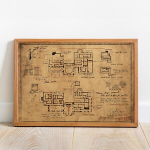 Affiche de carte de Resident Evil, art mural, impression rétro, impressions sur papier kraft, décoration d'intérieur, cadeau affiche de jeu