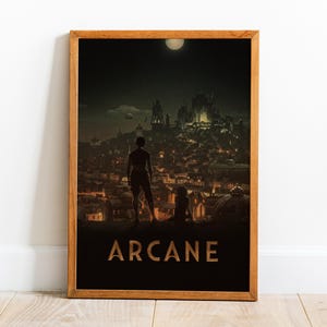 Pôster Arcano, Arte de Parede, Impressão Retro, Impressões de Papel Kraft, Decoração de Casa, Presente de Pôster de Série de TV