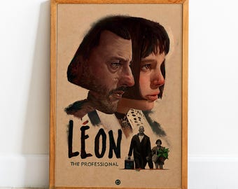 マチルダの肖像ポスター：レオン映画アートプリント - Etsy 日本
