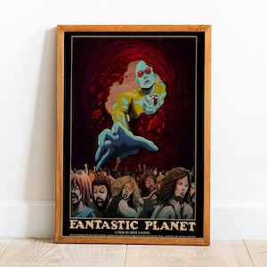 Cartaz do Planeta Fantástico, Arte de Parede, Impressão Retro, Impressões de Papel Kraft, Decoração para Casa, Presente de Cartaz de Filme