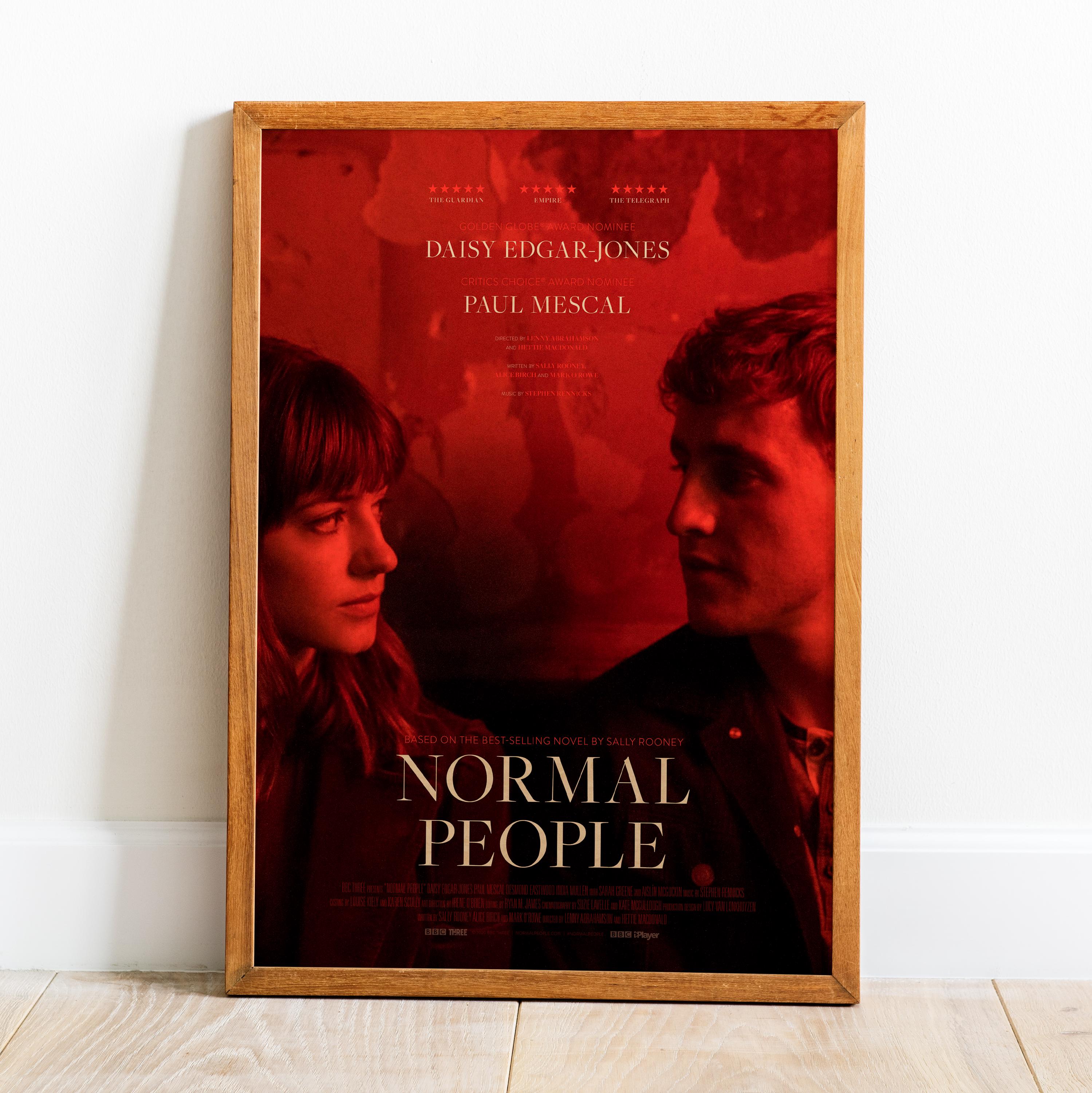 Normal Person Posters Normal People Retro Poster | Movie Wall Art | Wall Decor | Kraft Paper ...