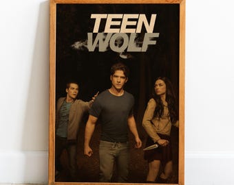 Teen Wolf Retro Poster | Tv Serie Wall Art | Wall Decor | Kraft Paper Print
