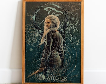 ウィッチャーのポスター | テレビシリーズのウォールアート | ウォールデコレーション | クラフト紙プリント