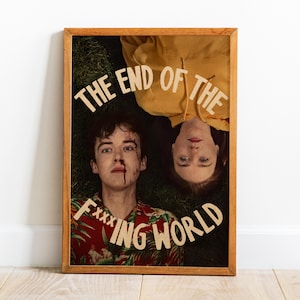 Poster The End of The F***ing World, arte murale, stampa retrò, stampe su carta kraft, arredamento per la casa, poster di serie TV in regalo