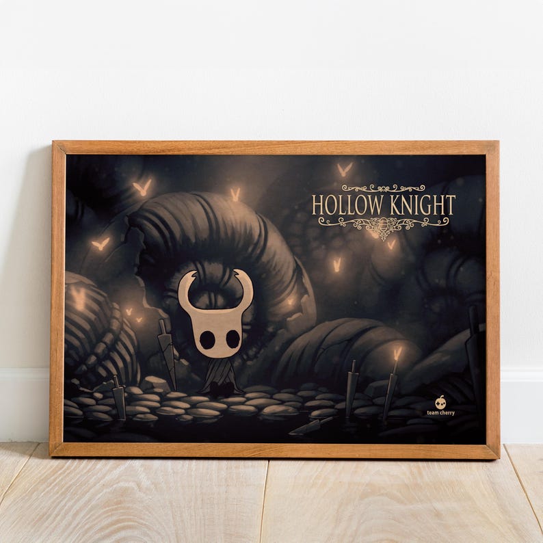 Hollow Knight Poster | Game Wall Art | Wall Decor | Kraft Paper Print ...
