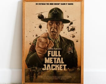Full Metal Jacket Adam Baldwin Animal Mother Original Drawing