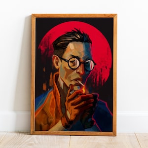 Disco Elysium Poster, Wand Kunst, Retro Print, Kraftpapier Druck, Home Decor, Spiel Poster Geschenk #2