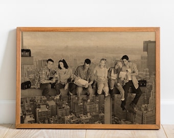 Friends Poster | Tv Serie Wall Art | Wall Decor | Kraft Paper Print