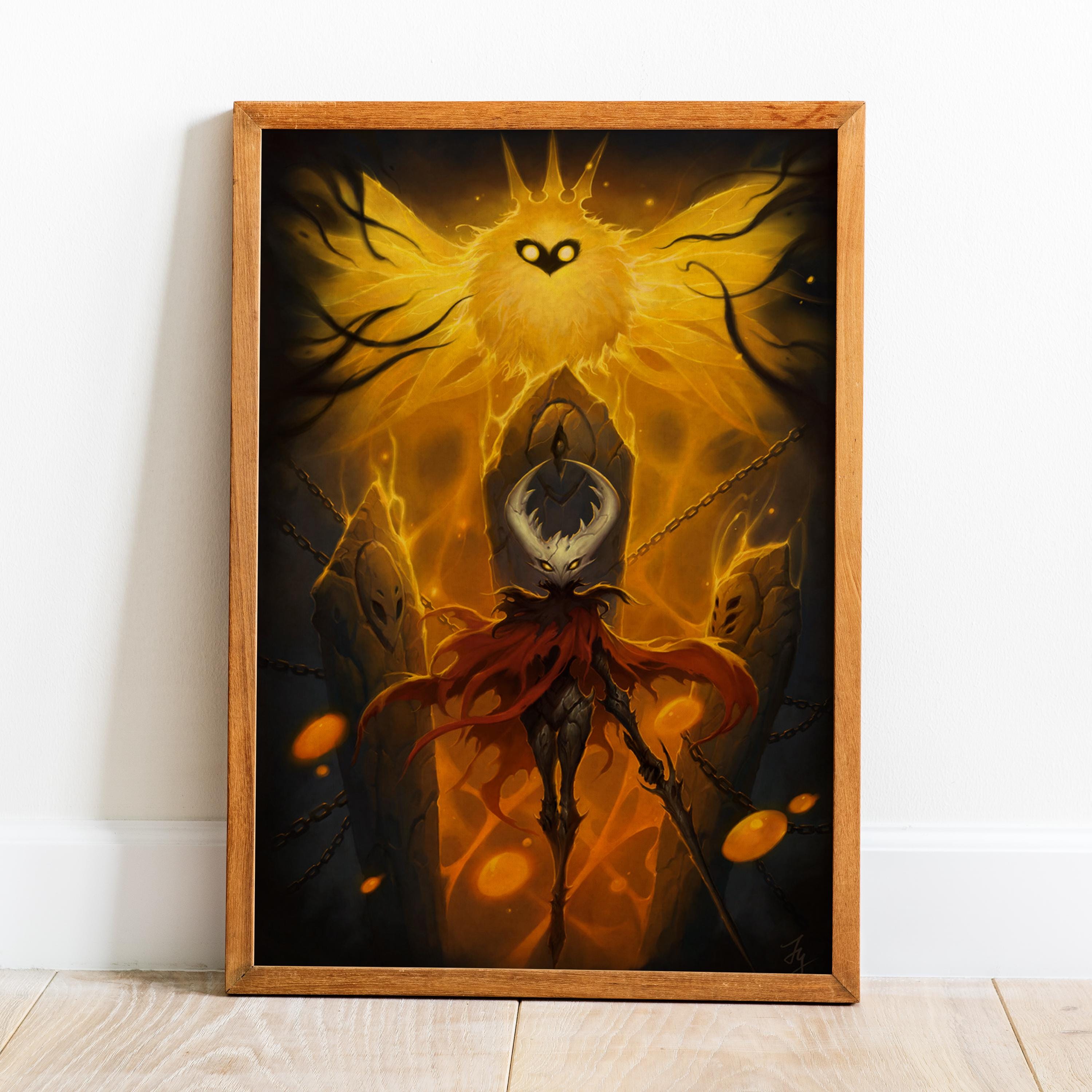 Hollow Knight Poster | Game Wall Art | Wall Decor | Kraft Paper Print ...