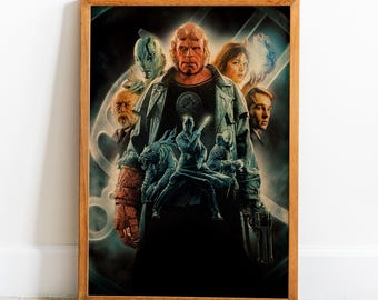 Hellboy Poster | Movie Wall Art | Wall Decor | Kraft Paper Print