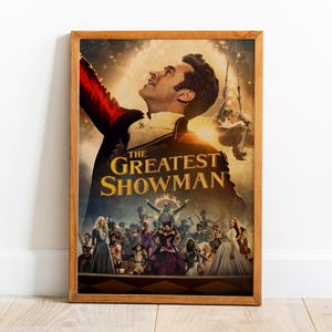 The Greatest Showman Poster, Wandkunst, Retro Print, Kraftpapier Drucke, Home Decor, Film Poster Geschenk