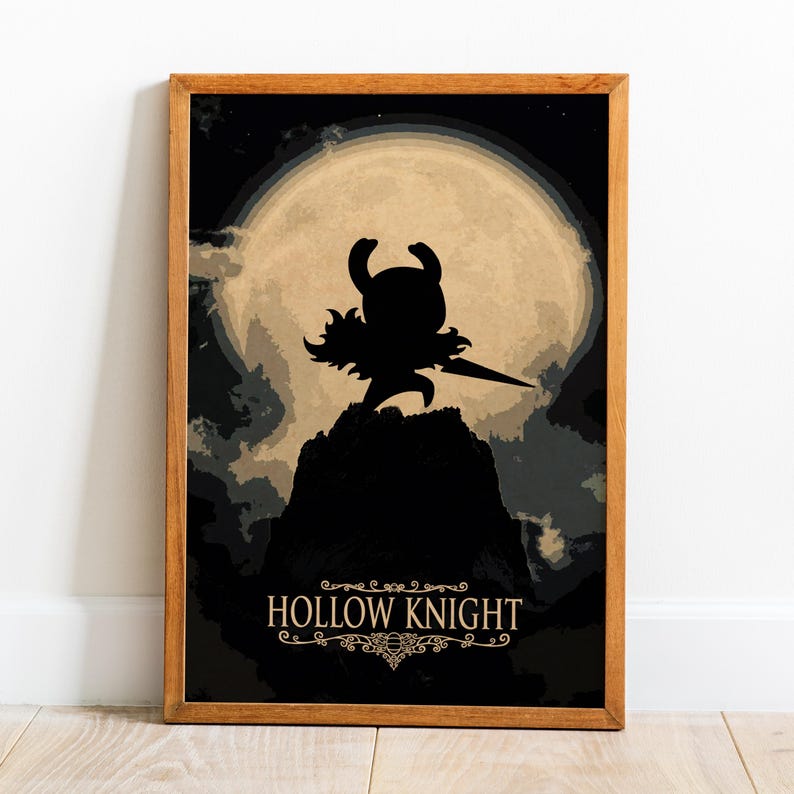 Hollow Knight Poster | Game Wall Art | Wall Decor | Kraft Paper Print ...
