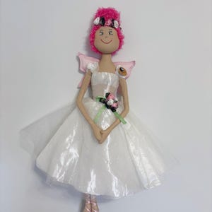 Tilda Ballerina Doll, Ballerina,Handmade Doll, Dancing Ballerina,