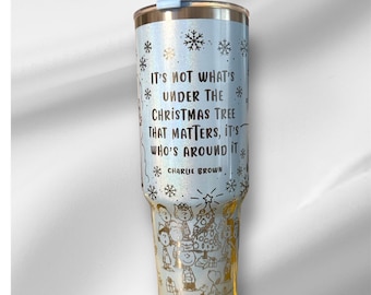 Peanuts, Frosty, Rudolph Christmas Characters 30oz Tumbler