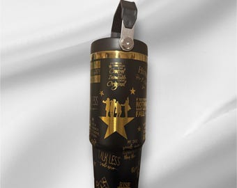 Hamilton Tumbler | 30oz Gold Laser Engraved Cup